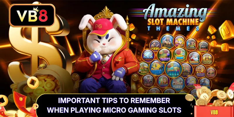 Important Tips to Remember When Playing Micro Gaming Slots