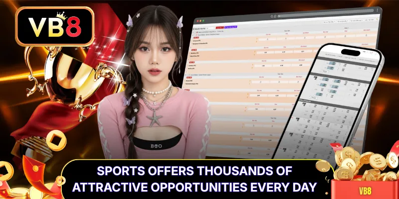 Sports offers thousands of attractive opportunities every day