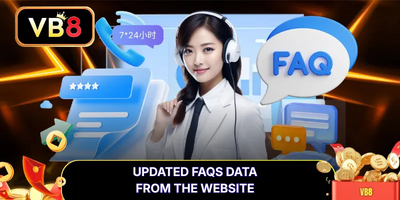 Updated Faqs data from the website